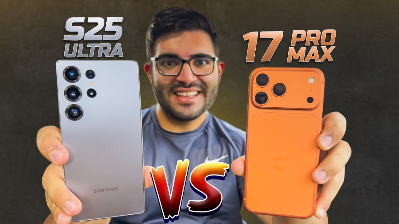 iPhone 17 Pro Max vs Galaxy S25 Ultra!