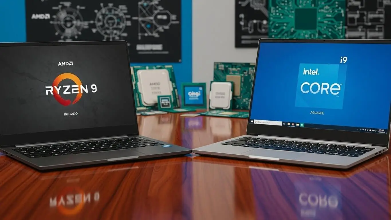 Arquitetura e Inovações: O DNA do Ryzen 9 e do Core i9