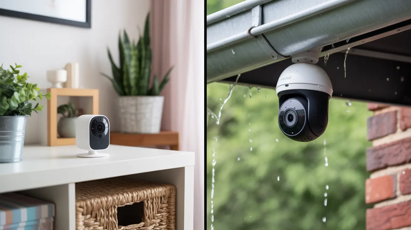 Tipos de Câmeras Wi-Fi: Internas vs. Externas