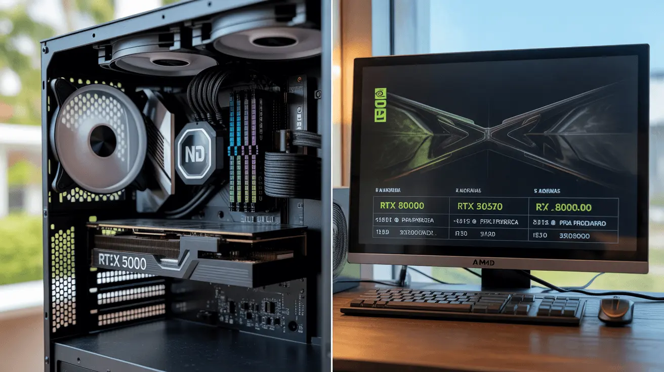 Comparativo Direto: RTX 5000 vs. RX 8000 por Categoria